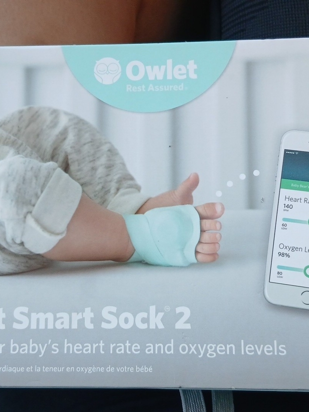 Smart Sock 2 Baby Monitor - Mint